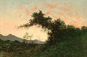 Jules Tavernier Marin Sunset in Back of Petaluma by Jules Tavernier oil painting